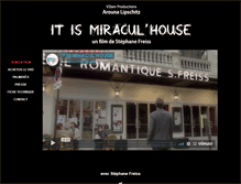 Tablet Screenshot of itismiraculhouse.com